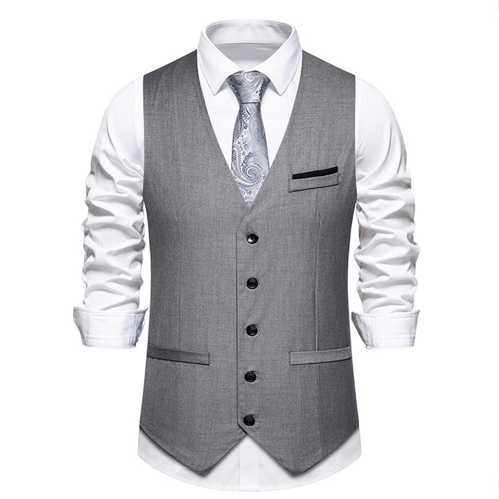 Herren elegante Weste im klassischen Stil mit modernem Schnitt Echoarchiv