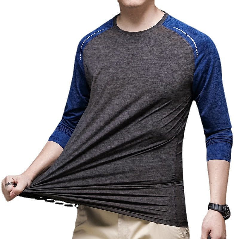 Herren Sportliches Langarm-T-Shirt mit ergonomischem Schnitt Echoarchiv