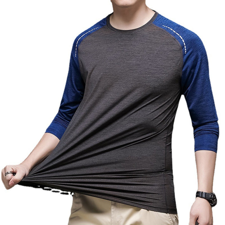 Herren Sportliches Langarm-T-Shirt mit ergonomischem Schnitt Echoarchiv
