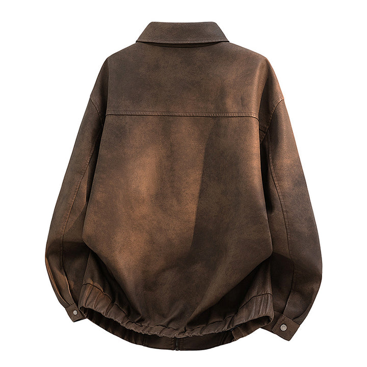 Herren Modische Bikerjacke im Vintage-Look Echo Archiv