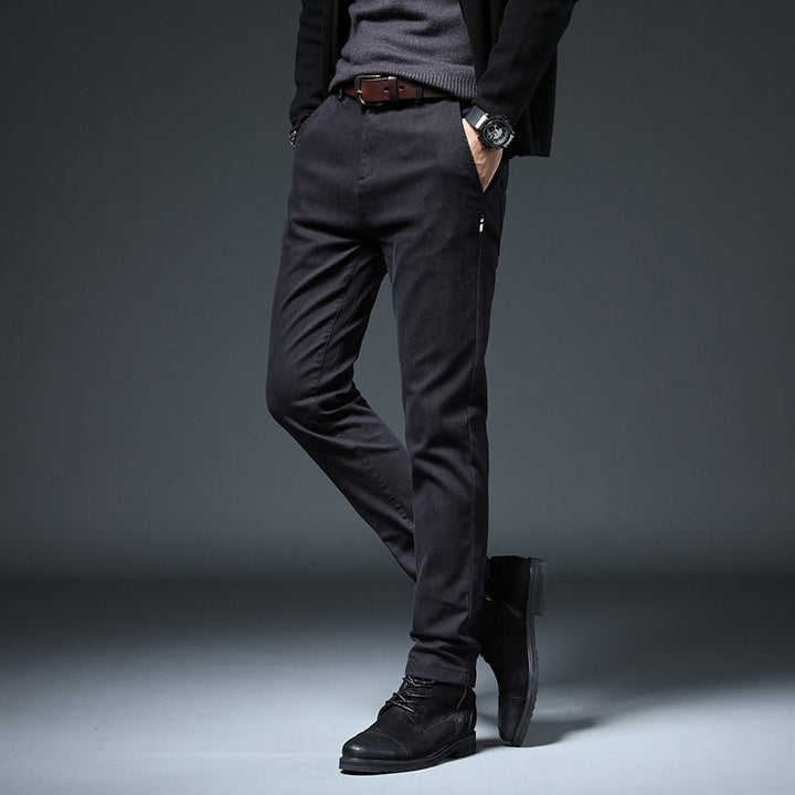 Herren Slim-Fit Freizeithose mit elastischem Bund und praktischen Taschen Echoarchiv