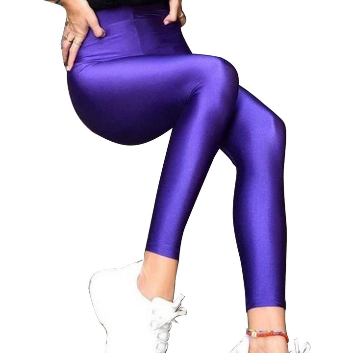 Damen Hochwertige Shiny Leggings mit hohem Bund und perfekter Passform Echoarchiv