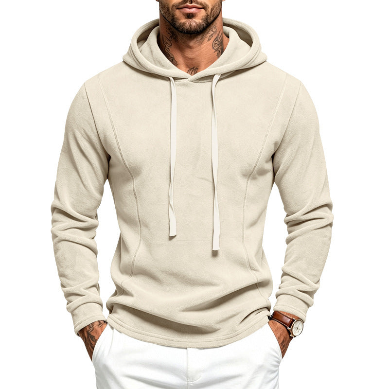 Herren Fleece-Hoodie mit Kapuze und verstellbarem Saum Echoarchiv