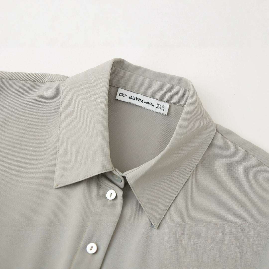 Damen Weite Komforthose mit hoher Taille, elastischem Taillenbund und Eingrifftaschen Echoarchiv