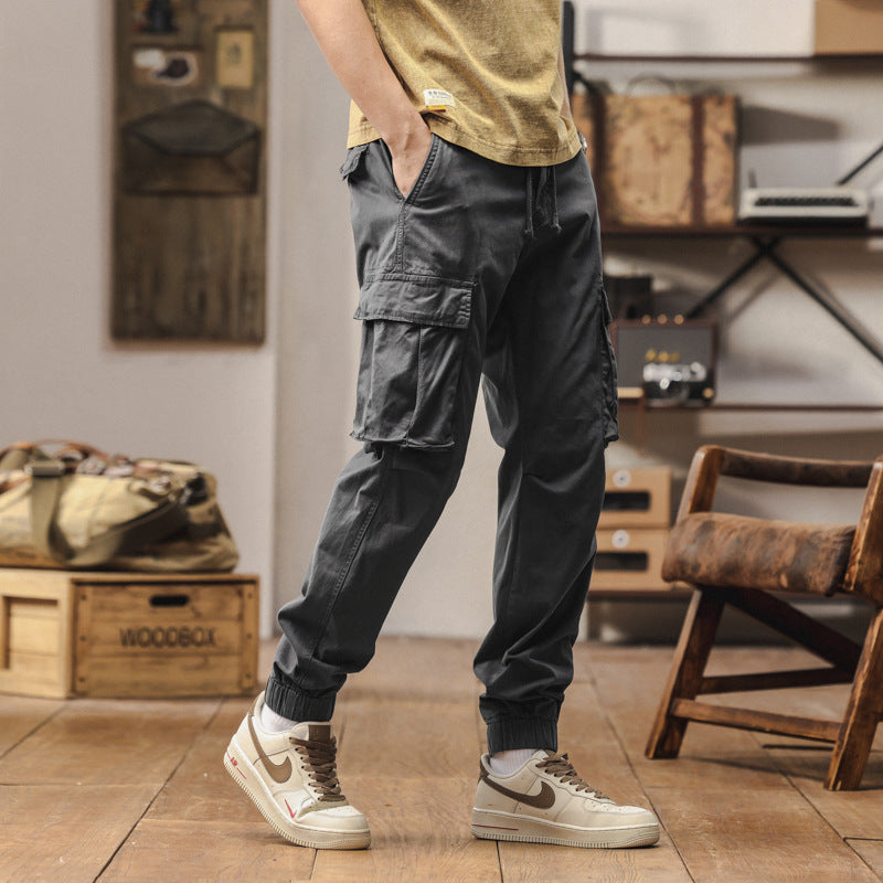 Herren Cargo-Jogger im technischen Utility-Design mit elastischem Tunnelzugbund und Mehrfachtaschen Echo Archiv