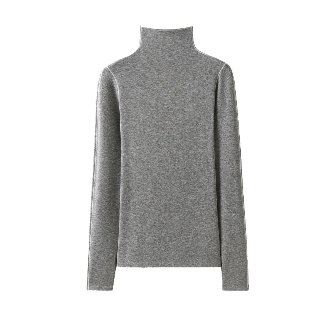 Damen Slim-Fit Rollkragen-Feinstrickshirt mit langem Arm Echo Archiv