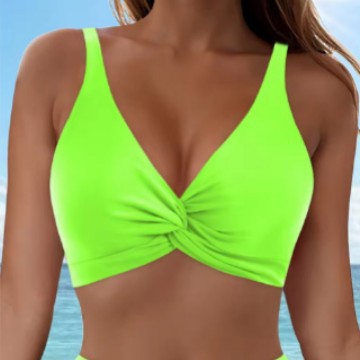Damen Sportliches Bikinioberteil mit Twist-Design Echo Archiv