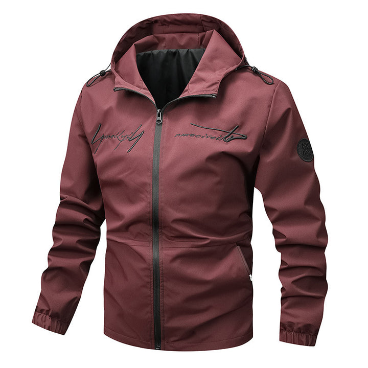 Herren modische Funktionsjacke mit vielseitigem Stauraum und Kapuze Echoarchiv