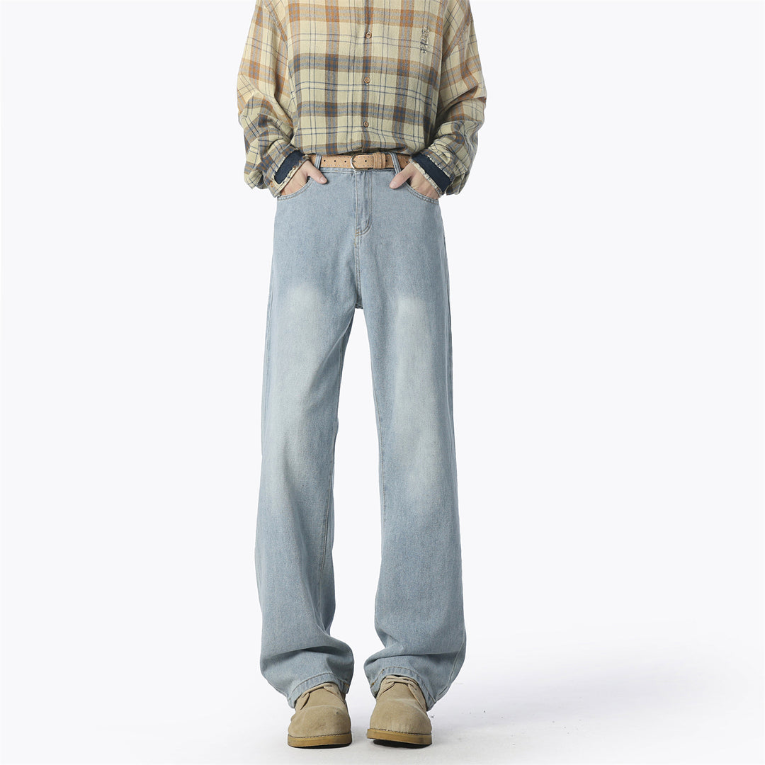 Herren lässige weit geschnittene Denim-Hose Echoarchiv
