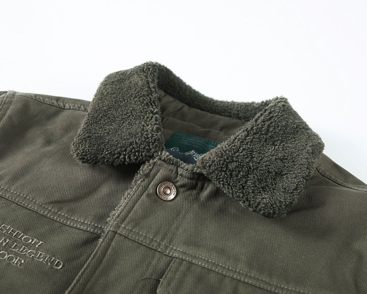 Herren Warm gefütterte Utility-Jacke Echo Archiv