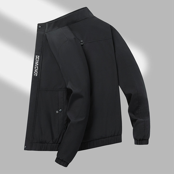 Herren modische Übergangsjacke mit verstellbaren Ärmeln und praktischen Taschen Echoarchiv
