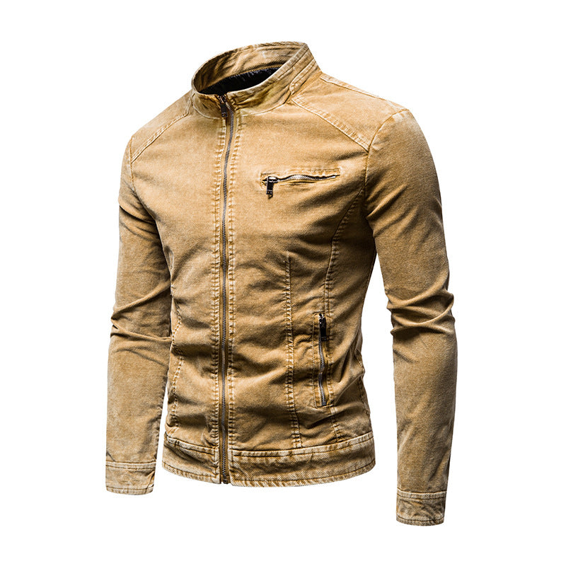 Herren modische Übergangsjacke mit verschließbarem Brusttasche Echoarchiv