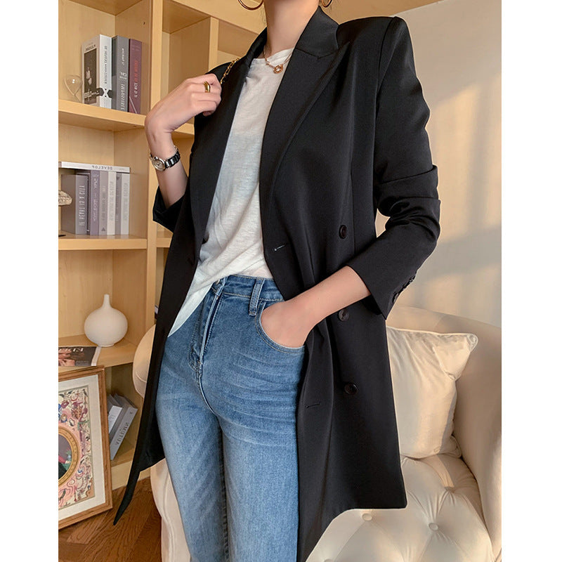 Damen Eleganter Blazer-Rock-Kleid Echoarchiv