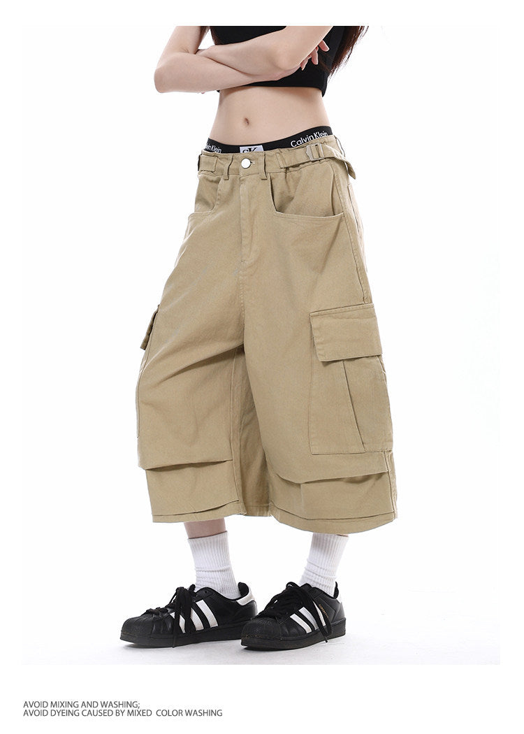 Damen Trendige Cargo-Shorts Echoarchiv