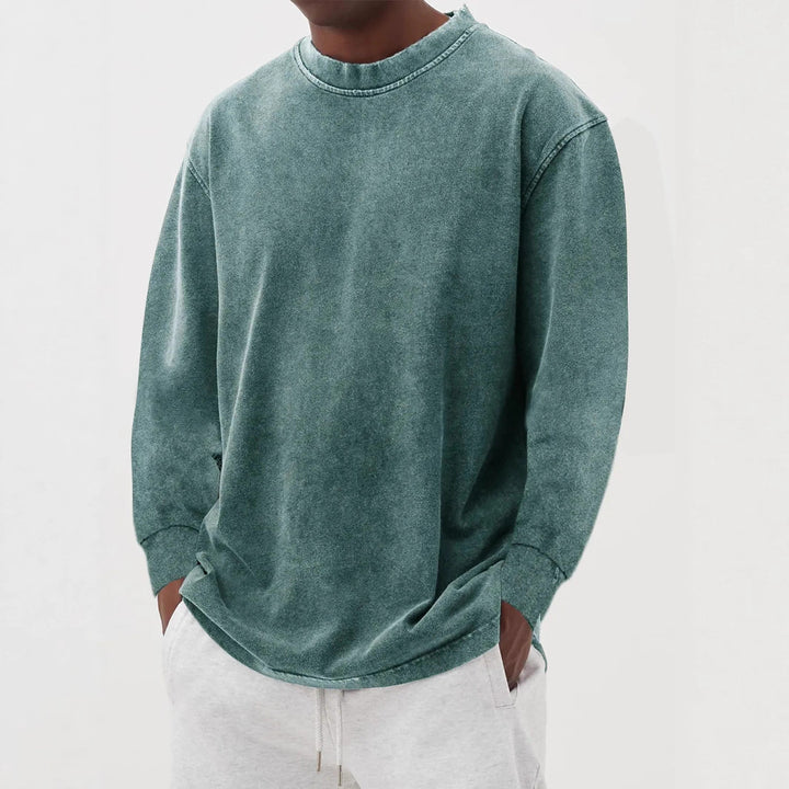 Herren lässiger Oversized Pullover aus angenehmem Baumwollmix Echoarchiv