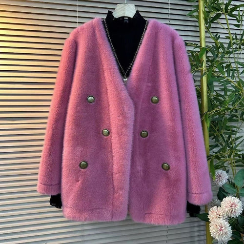 Damen Elegante Felljacke Echo Archiv