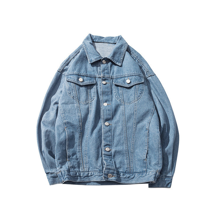 Herren Locker geschnittene Denimjacke Echoarchiv