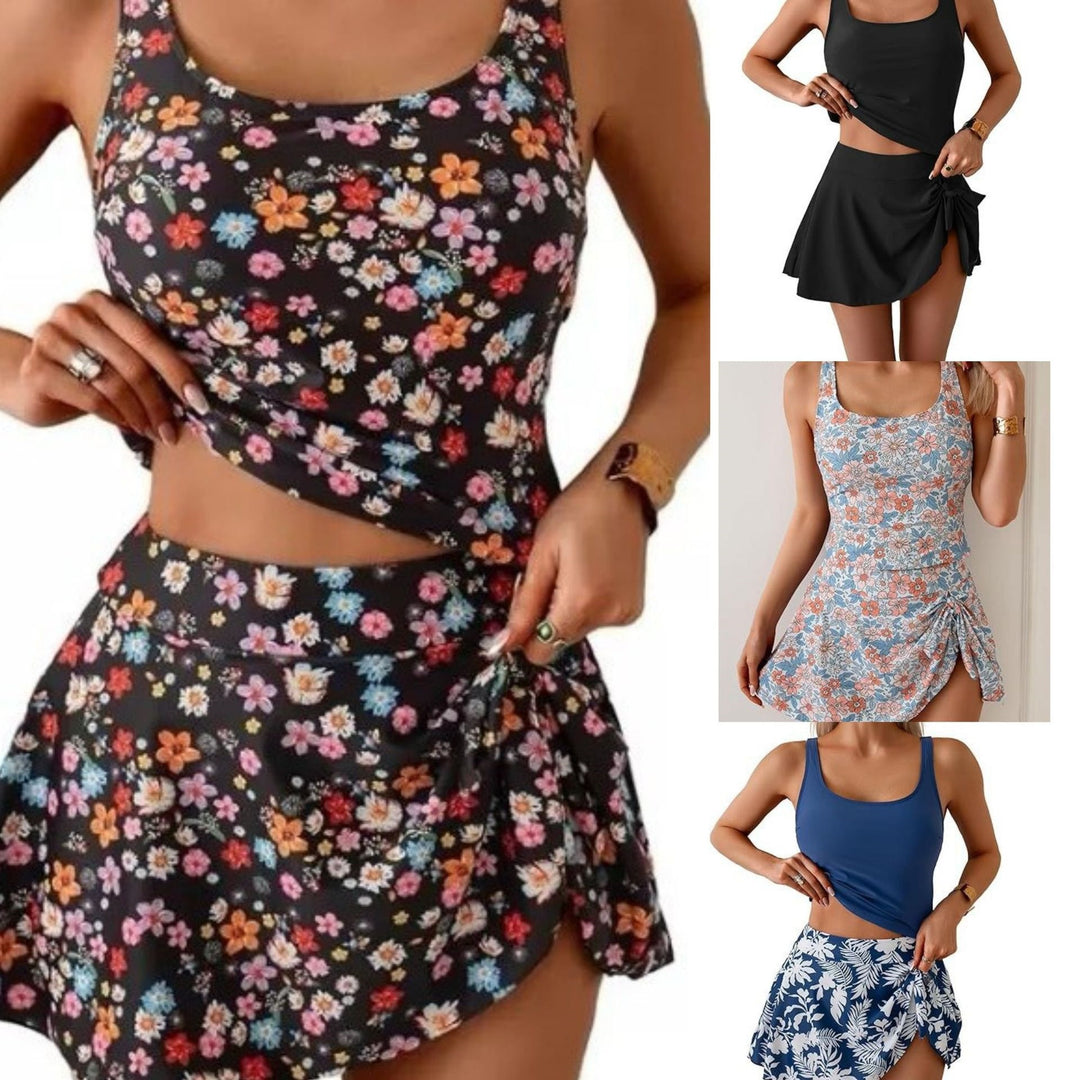 Damen Tankini-Set mit Rock Echo Archiv