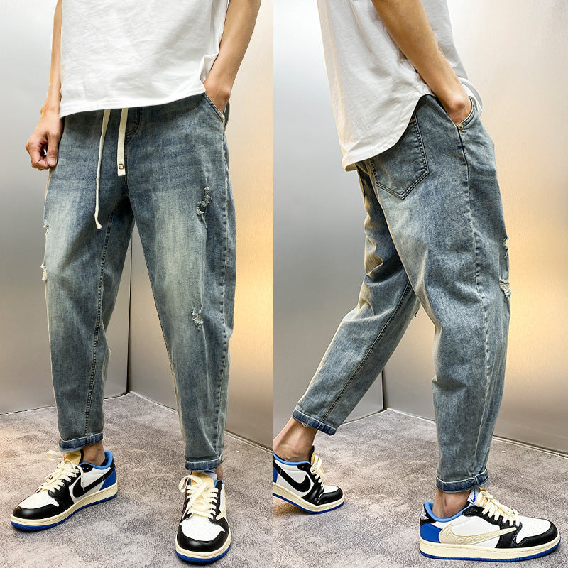 Herren Bequeme Destroyed Jeans Echoarchiv
