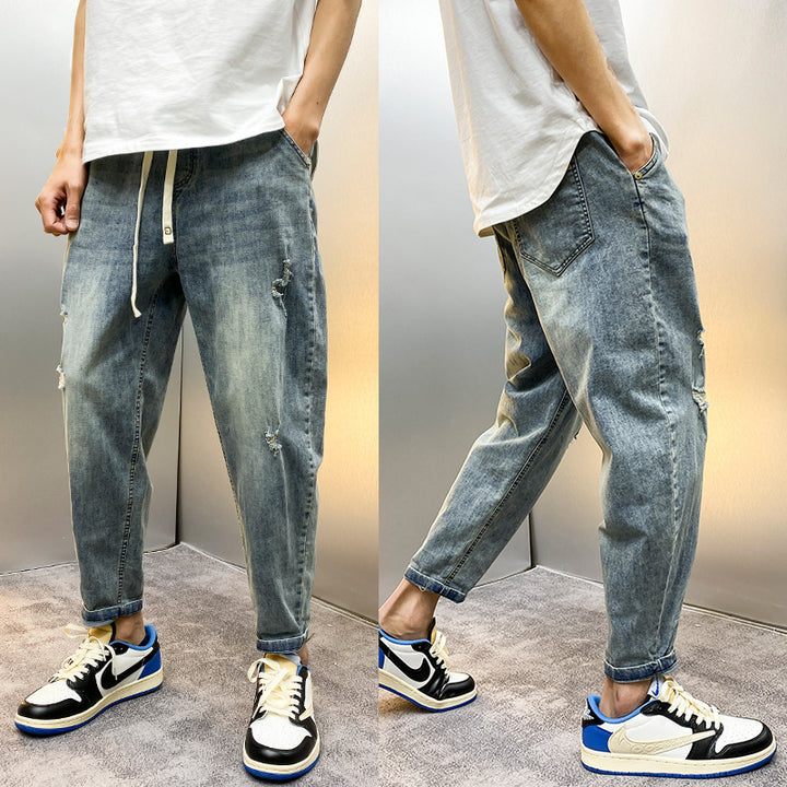 Herren Bequeme Destroyed Jeans Echoarchiv