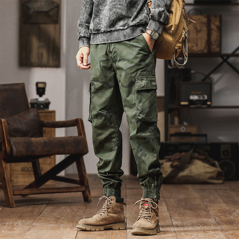 Herren Cargojogger mit Tarn-Canvas, Komfort-Tunnelzug und großen Klappfächern Echo Archiv