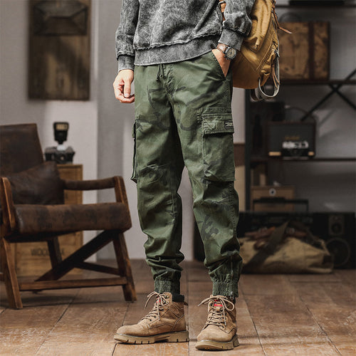 Herren Cargojogger mit Tarn-Canvas, Komfort-Tunnelzug und großen Klappfächern Echo Archiv