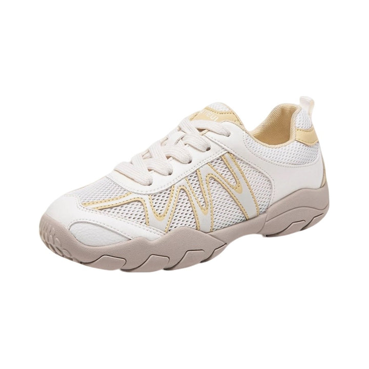 Damen Sportive Chunky-Sneaker mit luftigen Mesh-Einsätzen und robuster Profilsohle – Névara