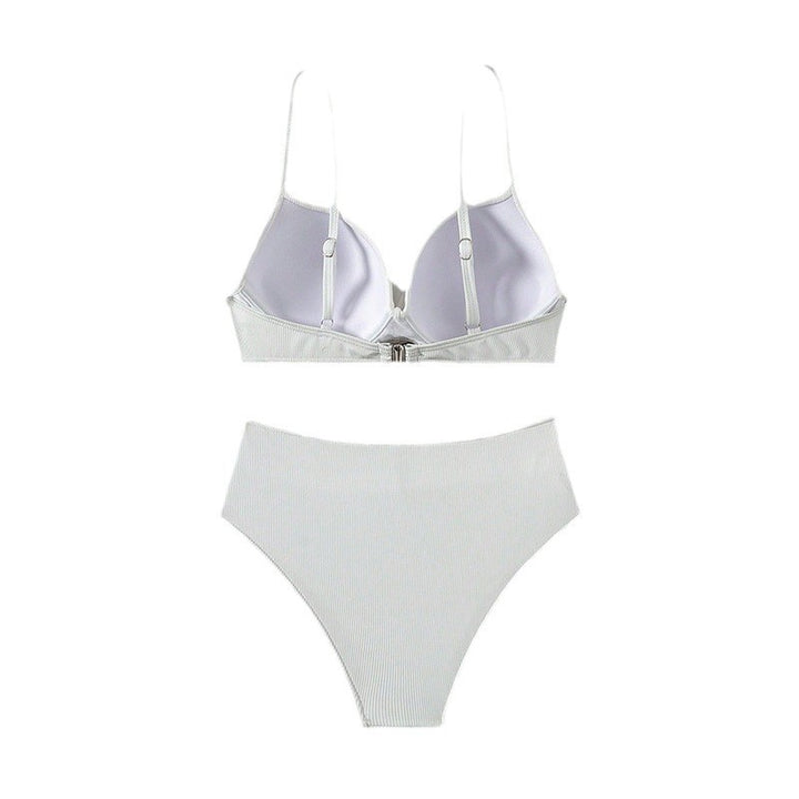 Damen Bikini-Set mit hoch geschnittenem Slip und elegantem Oberteil Echo Archiv