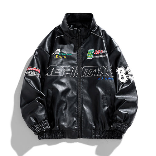 Herren Sportliche Motorsportjacke Echo Archiv