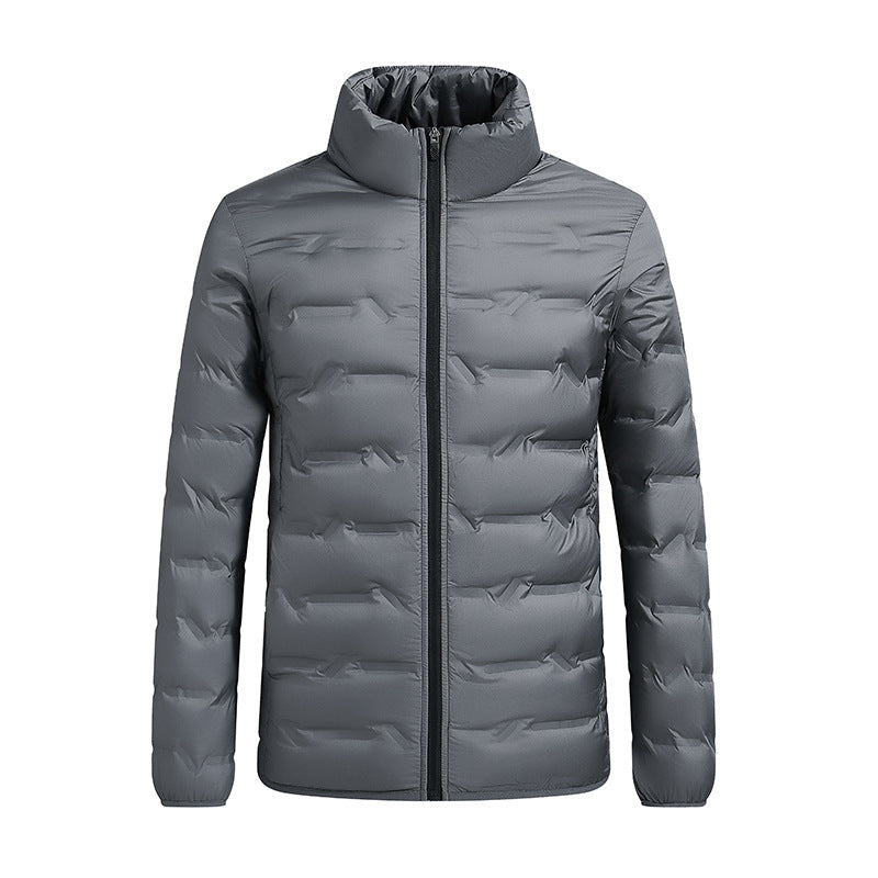 Leichte Steppjacke für Herren mit thermischer Füllung und Stehkragen – Taviero