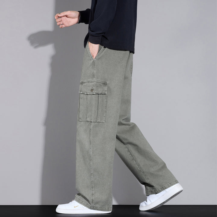 Herren Cargo-Hose im weiten Relaxed-Fit mit Tunnelzugbund und Mehrfachtaschen Echo Archiv