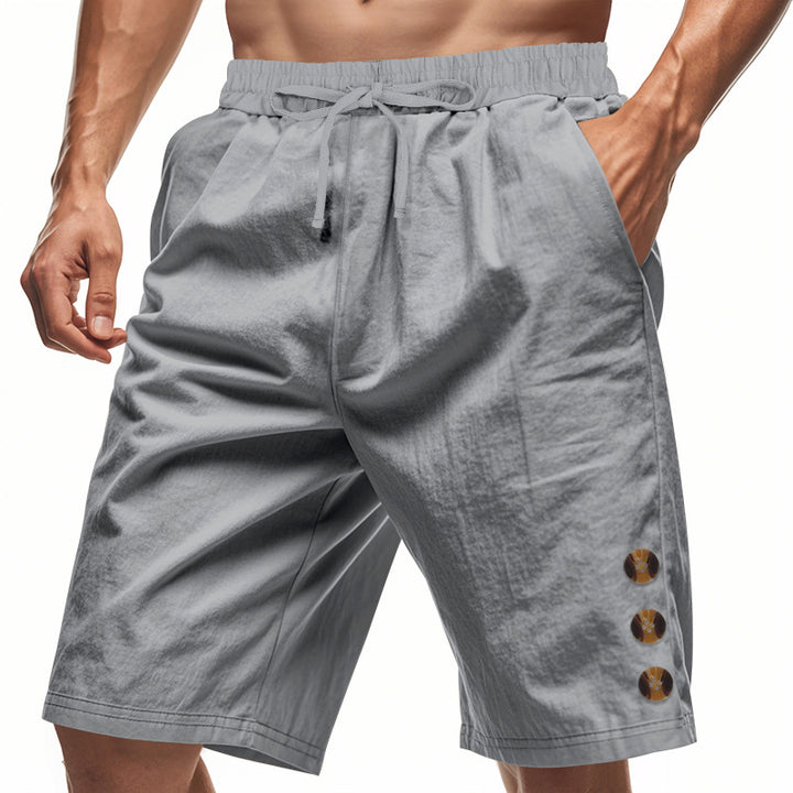 Herren lässige Sport-Shorts mit elastischem Bund und praktischen Seitentaschen Echoarchiv