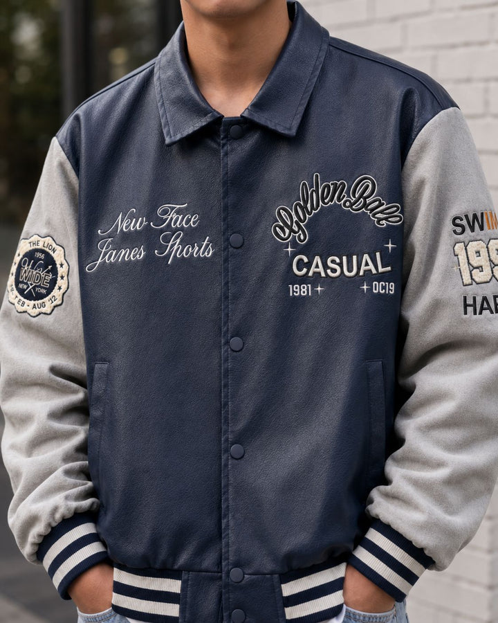 Herren Casual Bomberjacke Echo Archiv