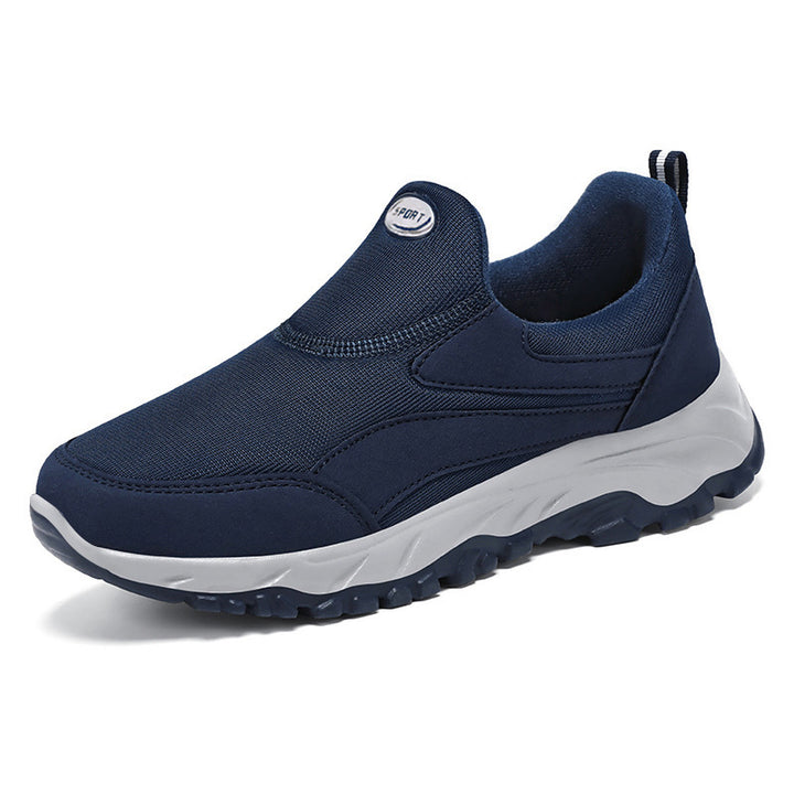 Damen nan sportlicher Slip-On Trekking-Sneaker mit atmungsaktivem Textiloberteil, elastischem Einstieg und profiliertem Outdoor-Laufsohle Echo Archiv