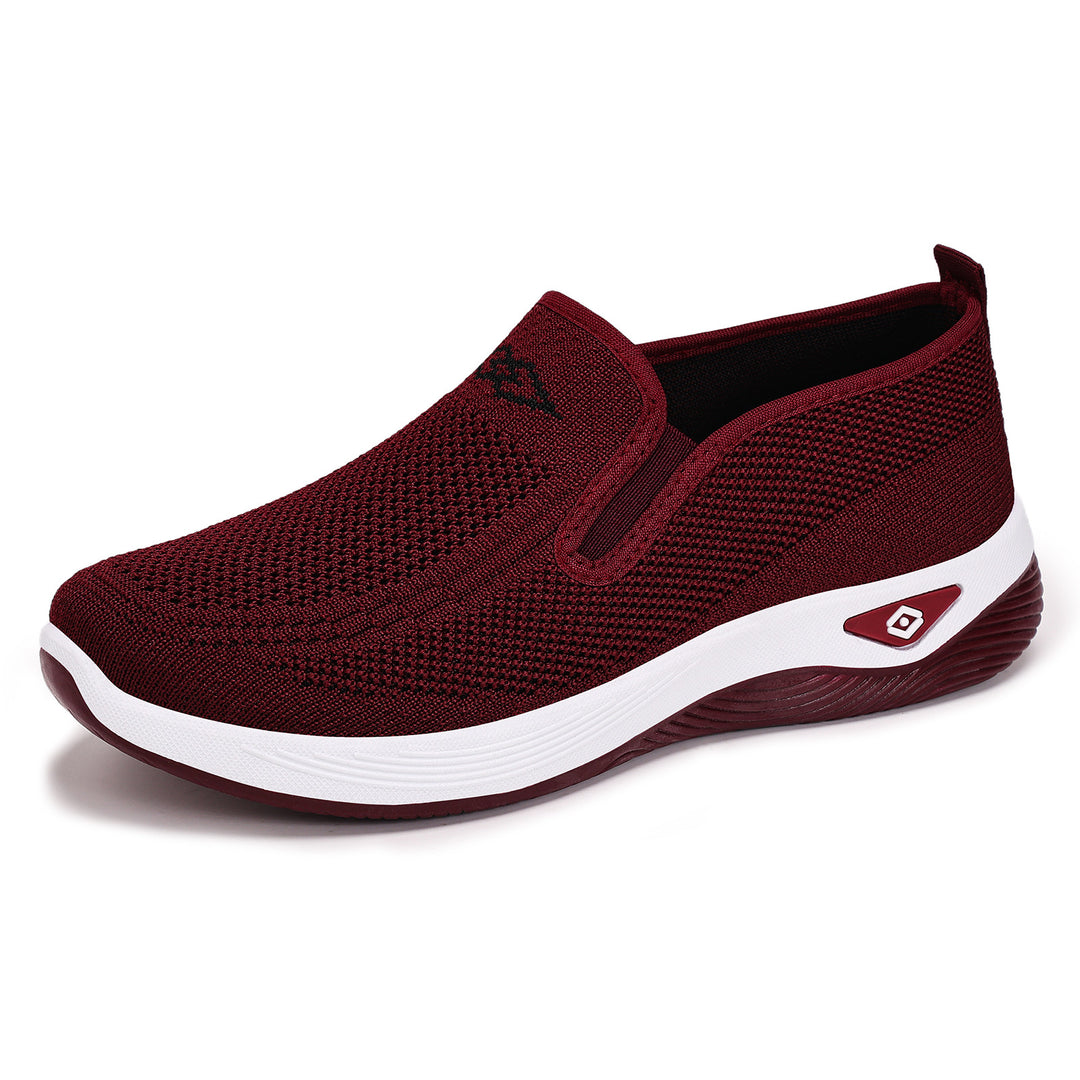 Damen nan atmungsaktiver gestrickter Slip-On Freizeitschuh mit dämpfender EVA-Sohle Echo Archiv