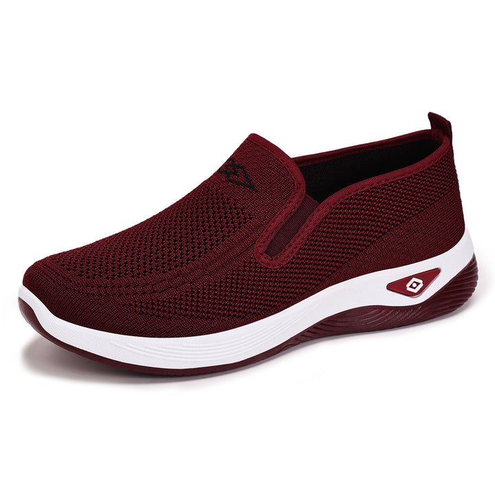 Damen nan atmungsaktiver gestrickter Slip-On Freizeitschuh mit dämpfender EVA-Sohle Echo Archiv
