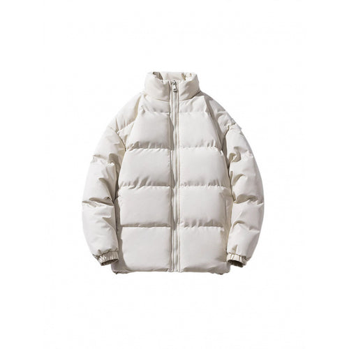 Unisex Leichte gesteppte Daunenoptik Pufferjacke mit Stehkragen und Zwei-Wege-Reißverschluss Echo Archiv