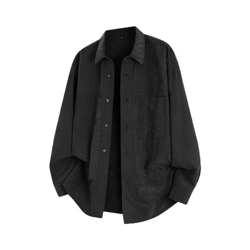 Herren lässige Overshirt-Jacke mit praktischen Brusttaschen Echoarchiv