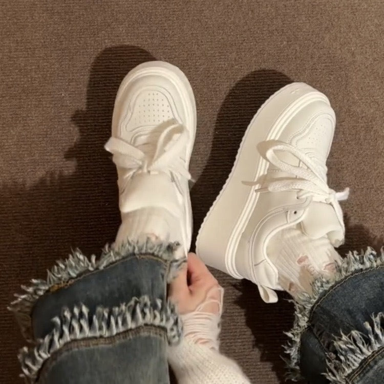 Damen Chunky Sneakers mit stabiler Plateau-Sohle und atmungsaktivem Obermaterial Echo Archiv