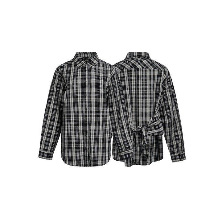 Herren Relaxed-Karohemd aus weichem Brushed‑Flanell mit verlängertem Rücken und Rundsaum Echoarchiv