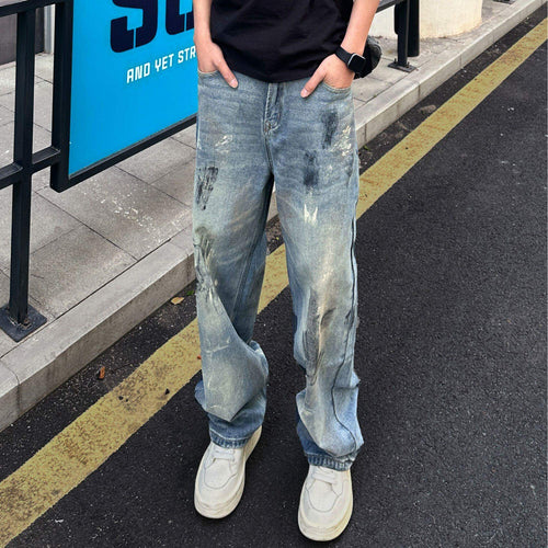 Herren Modische Baggy Jeans Echoarchiv