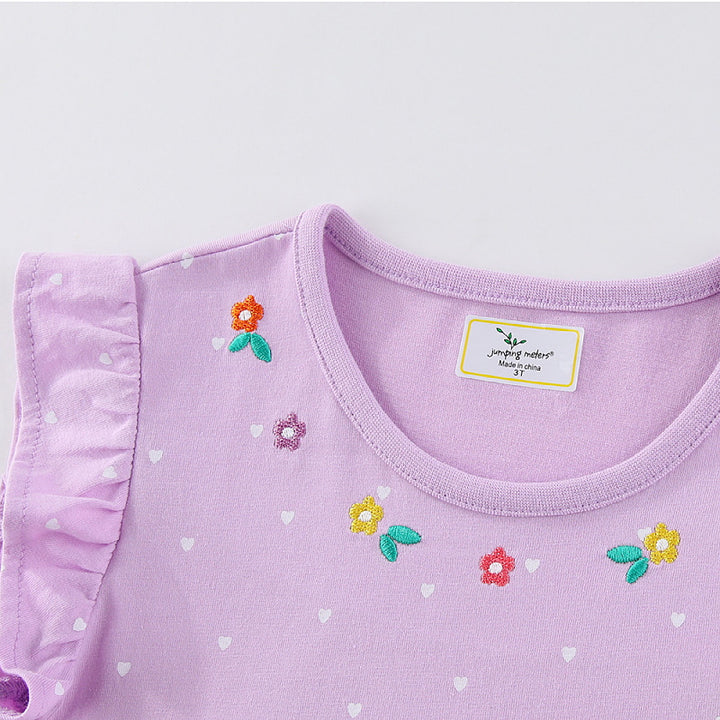 Mädchen Sommerkleid mit verzauberndem Meerjungfrau-Stickdesign Echo Archiv