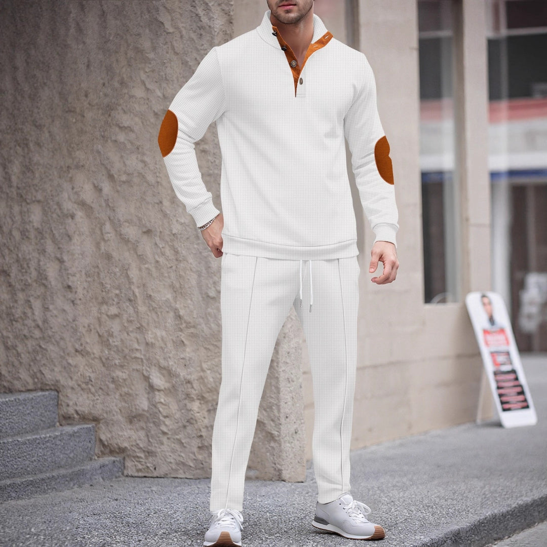 Herren Sportanzug mit modernem Schnitt und eleganten Kontrastdetails Echoarchiv