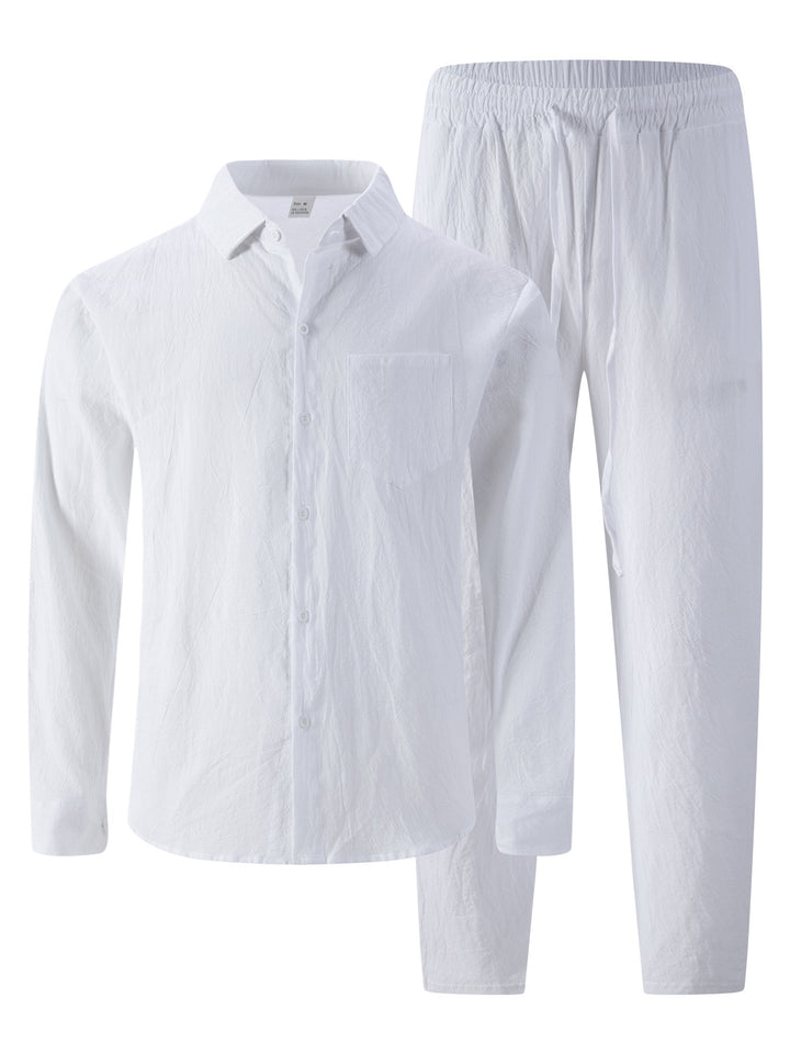 Herren lässiges Schlafanzug-Set aus atmungsaktivem Material mit elegantem Design Echoarchiv