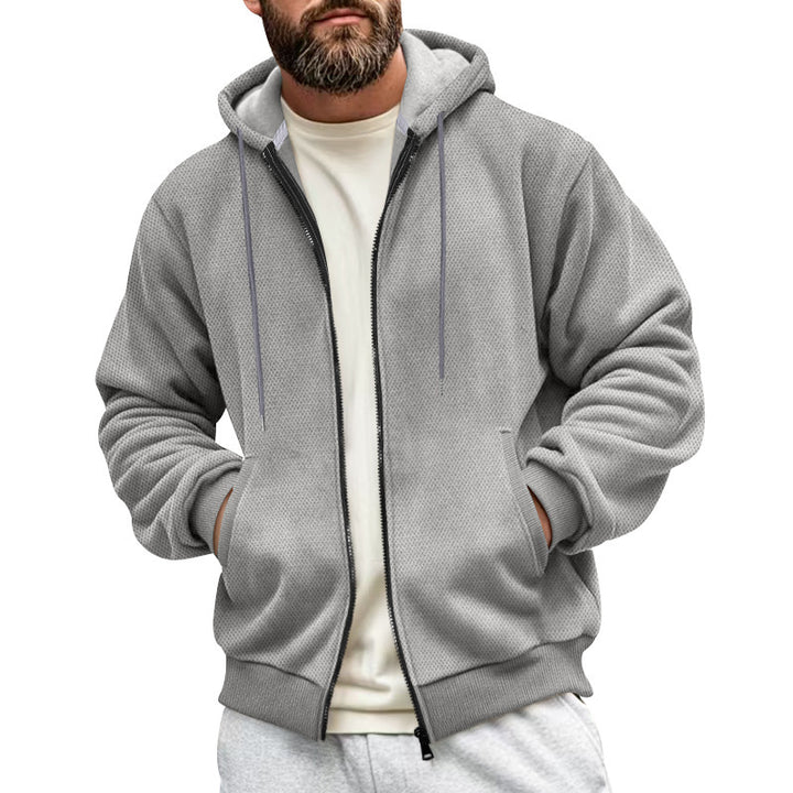 Herren Kapuzenpullover mit innovativem Material und praktischen Taschen Echoarchiv