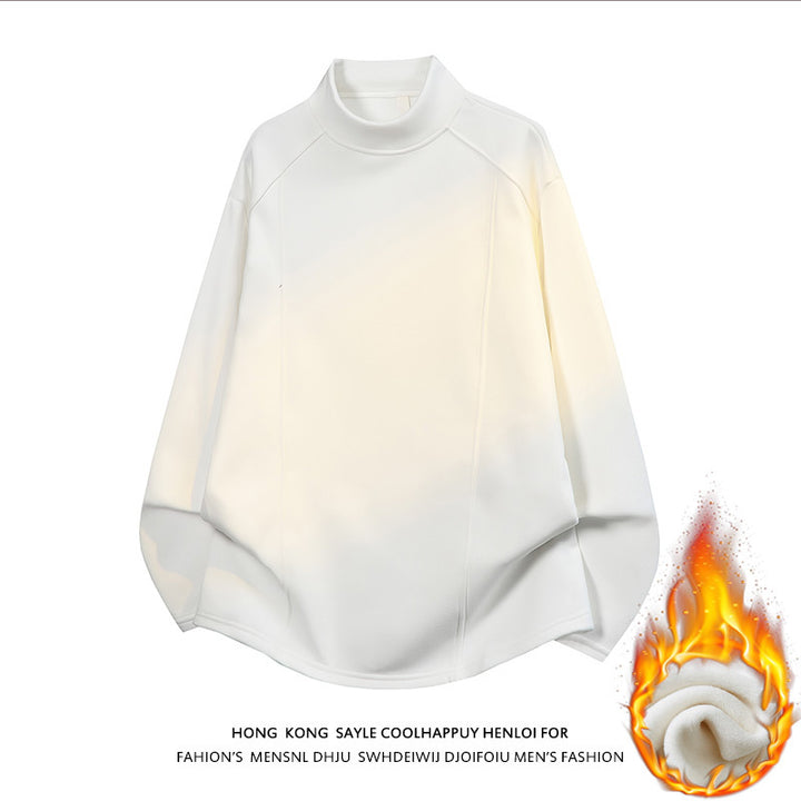 Herren Oversize Stehkragen-Sweatshirt mit Raglanärmeln und dezentem Farbverlauf Echo Archiv