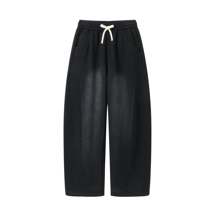 Damen Weite Culotte‑Sweathose mit hohem Bund und Kordelzug Echoarchiv