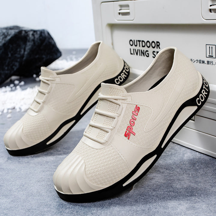 Herren Atmungsaktive Slip-On Freizeitsneaker mit verstärkter Zehenschutzkappe Echoarhiv
