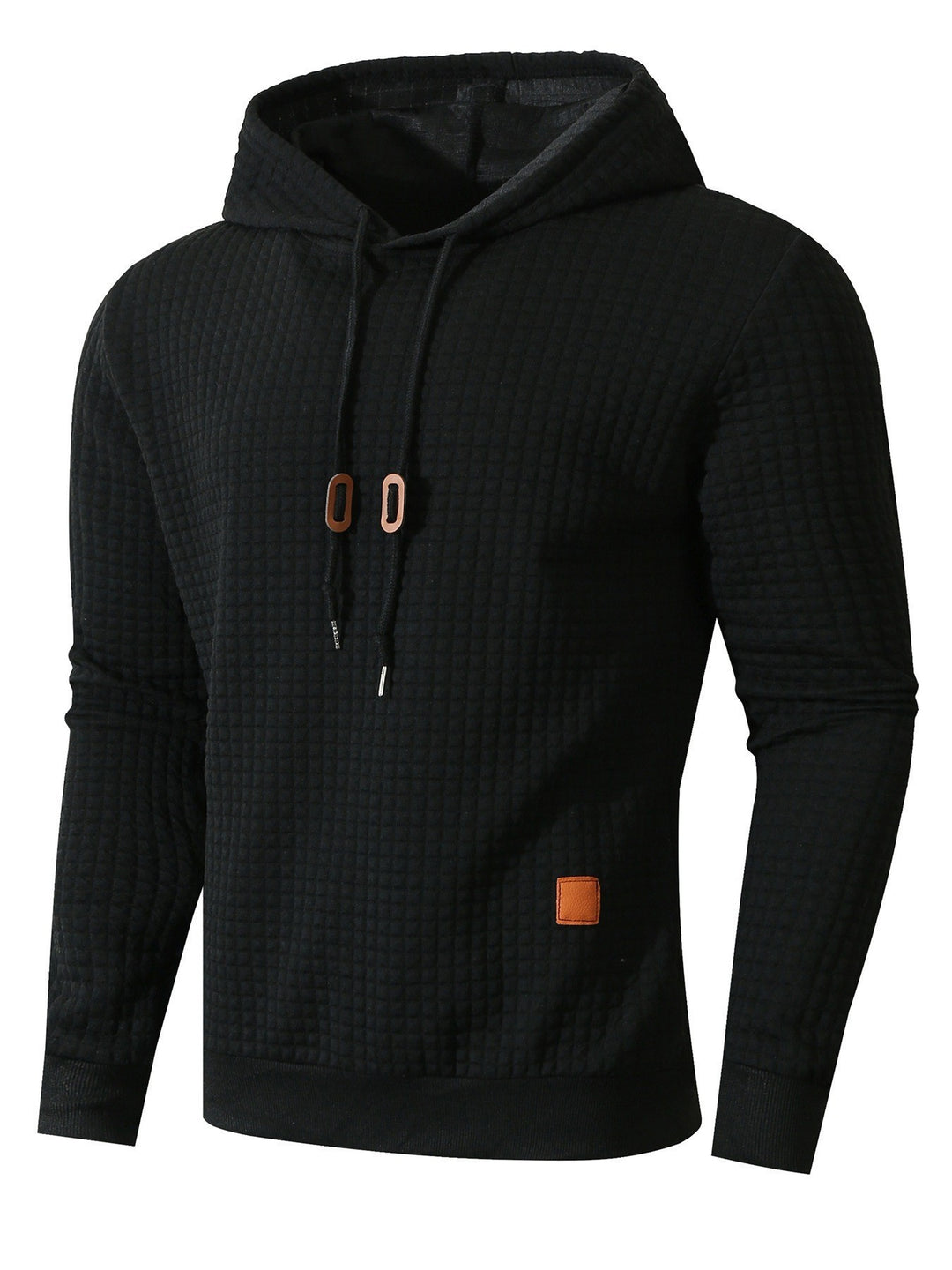 Herren Hoodie mit strukturiertem Design und praktischen Taschen Echoarchiv
