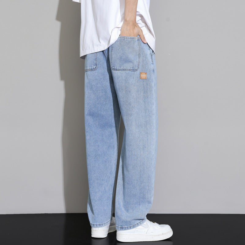 Herren lässige weite Jeanshose Echoarchiv
